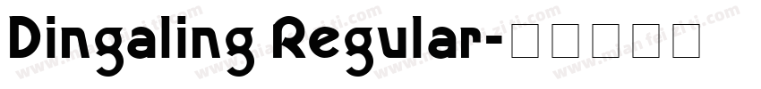 Dingaling Regular字体转换